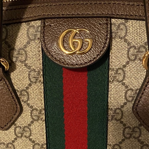 ✨SOLD!✨NEW✨GUCCI✨GG GUCCISSIMA SUPREME& LEATHER DOME BAG - Picture 14 of 15